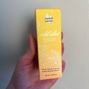 Peach Slices Gold Glow Primer with 24K gold (Brand New)
